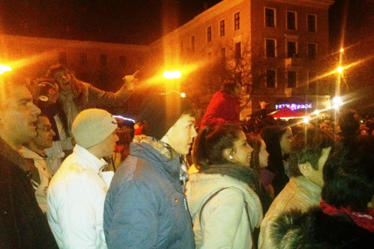 Szilveszter a Dózsa téren