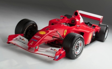 Rekordáron kelt el Michael Schumacher 2001-es vb-győztes Ferrarija