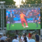 Futball vb a Városháza téren
