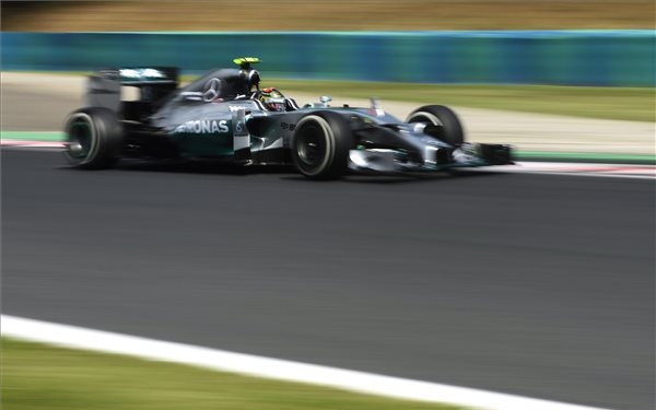 Magyar Nagydíj - Rosberg az élről, Hamiltonnak kigyulladt az autója